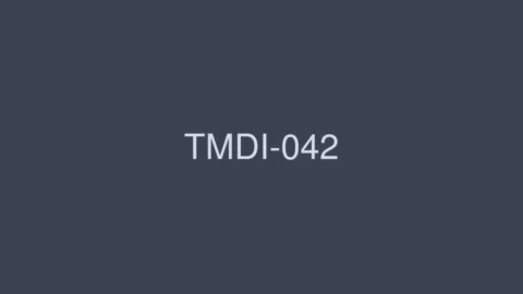 TMDI-042 The only pleasures are point cards and sex