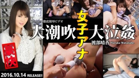 TOKYO-HOT-N1190 A Spectacular Big Squirting Female Announcer Cries