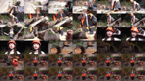 [UNCENSORED-LEAK] COGM-091 Forestry girl! Let’s get to work! Outdoor sex in the forest with a cute forestry girl