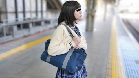 10MUSUME-030125-01 10musume-030125_01 — A girl in uniform was the target of eating