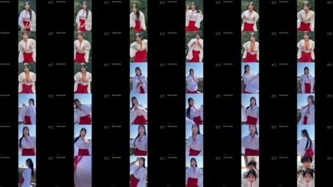[UNCENSORED-LEAK] STSK-225 “Let’s have sex in our uniforms after work!?” Making a baby with my cute, big-breasted shrine maiden girlfriend, raw and cumming inside her lol